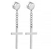 1 Pairs of Magnetic Clip Earrings Stainless Steel Stud Earrings for Men Women Black CZ Magnet Non-piercing Clip Earring Set - Image 7