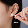 Round Cubic Zirconia Hoop Earrings in Gold-Tone or Silver-Tone - Image 14