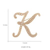 English Letters A K D Pearl Brooches Lapel Pins Female Corsage Jewelry Gifts for Women Accessories - Image 6