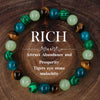 Rich Money Bracelet Women Tiki Bohemian Stone Tiger Eye Stone Bangles Holiday Teacher's Day Ladies Jewellery - Image 1