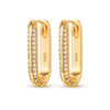 Silver Heart Hoop Earrings Inlaid Zircon CZ Infinity Love Golden Earrings For Women Wedding Gift Jewelry - Image 16