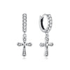 Heart and Hoop Earrings with Cubic Zirconia in Many Styles - Image 34