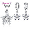 Women Bridal Jewelry Sets Silver Zircon Austrian Crystal Necklace Pendent/Earring/Chain/Bracelet - Image 10