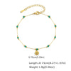 Boho Colorful Beads Shell Conch Pendant Ankle Bracelet Stainless Steel Foot Anklet for Women Jewelry Summer - Image 6