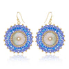 Badu Colorful Round Beaded Drop Earrings For Women Handmade Bohemia Beads Crystal Big Earrings Jewelry Gifts - Image 14
