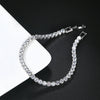 Women's 4mm Zirconia Tennis Bracelet Crystal Charm Thin Chain Wedding Jewelry Accessory - Image 6