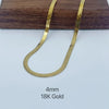 Stainless Steel Snake Chain Necklace in 2 mm to 5 mm Widths - Image 8