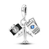 Charms Silver Travel Rome Paris Italy Plane Dangle Charms Fit Pan Bracelet Beads Making Pendants Jewelry - Image 11