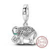 Charms Beads Pendant Silver Vintage Pattern Elephant Charms Fit Bracelet Pendant Women Jewelry Gifts - Image 13