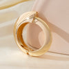 Exaggerated Silver Color Wide Geometric Irregular Cuff Bangles Women Punk Spring Open Bangle Bracelets Chunky Statement Jewelry - Image 24