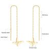 2PC/1pair Heart Love White Shell Drop Earring for Women Stainless Steel Hoop Earrings Romantic Valentine's Day Gift - Image 23
