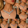 Ladies' Design Necklace Earrings Jewelry Set Suitable for Daily Wear, Wedding Parties, Holiday Gifts - Image 6
