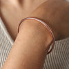 Minimalist Bracelet Bangles In Stainless Steel Gold Plated Bracelets Bangle For Women - Image 9