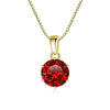 JoyceJelly Pendant Necklace For Women Royal Blue Color Silver Wedding Jewelry - Image 26