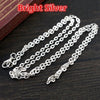 5pcs/lot 4 3mm Diameter 50 cm 70cm Length 8 Colors Plated Handmade Flattened Chain Necklace Connector For Charms Base and Tray - Image 5