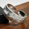 Vintage Cuff Bracelet Tibetan Silver Plated Carved Flower Geometric Animal Opening Bangle Adjustable Indian Jewelry Women Gifts - Image 20