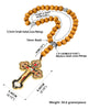 Wooden Rosary Beaded Chain Necklace Orthodox Crucifix Jesus Christ Cross Pendant Necklace Religious Prayer Jewelry for Priests - Image 7