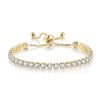 Adjustable Colorful Birthstone Tennis Bracelets for Women 4MM Crystal Bangle Female Hand Chain Jewelry Accessories - Image 8