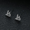 Arabic Love Letter Earrings for Women silver Plated Zircon Earrings Aesthetic Jewelry Gift Wife Lover Jewelry - Image 18