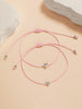 Two Card Pack with Multiple Color Available Copper Heart Adjustable Rope Chain Couple Bracelet As A Gift for Valentine's Day - Image 6