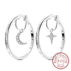 Silver Hoop Earrings Studs Drop Earring for Women Birthday Party Wedding Engagement Jewelry Gifts - Image 14