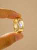 Silver Water Drop Zircon Wide Rings For Women Gift Engagement Wedding Jewelry - Image 2