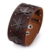 Leather Cuff Bracelet Punk Braided Bracelets Rock Leather Wristbands Mens Leather Bracelet Bangle Adjustable Wrap Bracelet Men - Image 20
