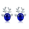 Cartoon Animal Deer Stud Earrings Small Antler Earing For Girls Kid CZ Crystal Stone Christmas Gift Jewelry Women - Image 10
