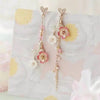 Flower Bohemia Hanging Earrings Women Long Tassel Rhinestone Flowers Earring Female Wedding Party Jewelry Gift - Image 14