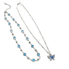 Romantic Blue Crystal Butterfly Necklace for Women Girls Bilayer Choker Clavicle Chain Delicate Zircon Sparkling Pendant - Image 6