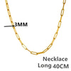 Silver Paperclip Necklace, Women's Paperclip Clavicle Necklace Birthday Party Jewelry - Image 11