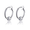 2pcs Stainless Steel Non Pierced Clip On Earrings for Men Women Magnetic Stud Earrings Punk Dangle Huggie Hoop Earrings Set - Image 26