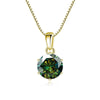 JoyceJelly Pendant Necklace For Women Royal Blue Color Silver Wedding Jewelry - Image 31