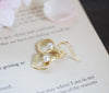 Calla Lily Imitation Pearl Earrings for Women Simple Dangle Earring Charm Female Accessories Party Jewelry Gift - Image 6