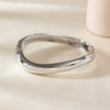 Exaggerated Silver Color Wide Geometric Irregular Cuff Bangles Women Punk Spring Open Bangle Bracelets Chunky Statement Jewelry - Image 30