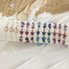 Turtle Charm Beaded Bracelet with Multicolor Stone Look Beads - Image 5