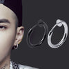 Wkoud 1 Pair Punk Mens/Womens Stealth Clip On Earrings NO Hole Earrings Ear Cuff Spring Clip Helix Ring Hoop Fake Ear Ring Hoop - Image 3