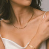 Silver Paperclip Necklace, Women's Paperclip Clavicle Necklace Birthday Party Jewelry - Image 6
