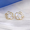 White Flower Earrings for Women Crystal Acrylic Pearl Long Tassel Drop Earrings Temperament Party Gift Jewelry - Image 10