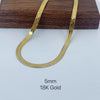 Stainless Steel Snake Chain Necklace in 2 mm to 5 mm Widths - Image 11