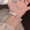 Vintage Plum Blossom Open Bracelet Bangles for Women Jewelry Chinese Stainless Steel Party Big Bangle For Girls - Image 2