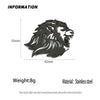 design hollow lion stainless steel gold-plated brooch, and brooch, men's suit accessories - Image 3