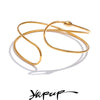 Minimalist Stainless Steel Double Layer Hollow Cuff Bracelet Bangle Pvd Plated Geometric Wrist Jewelry - Image 1