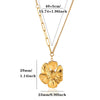 Zircon Hamsa Hand Evil Eye Pendant Necklaces For Women Gold Plated Stainless Steel Necklace Boho Aesthetic Jewelry Gift - Image 9