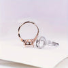 1pc Multi Size Split Shank Oval Prong Bezel Rose Golden Silver Adjustable Ring Set Gemstone Fitting - Image 6