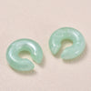 C-Shaped Resin Clip-On Earrings in Multiple Colors - Image 3