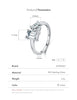 MODIAN Solid 925 Sterling Silver Rectangle & Heart Sparkle Clear CZ Female Ring For Women Wedding Fine Promise Jewelry