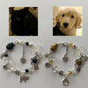 Black Cat and Golden Retriever Matching bracelet Handmade - Image 1