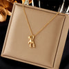 316L Stainless Steel Butterfly Moon Lock Blue Eyes Pendant Necklace For Women Multilayer Choker Chain Jewelry Gifts - Image 12