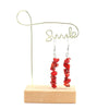 Chip Stone Crystal Earrings Raw Gemstone Amethyst Lapis Lazuli Tiger's Eye Rose Quartz Chakra Earring - Image 6